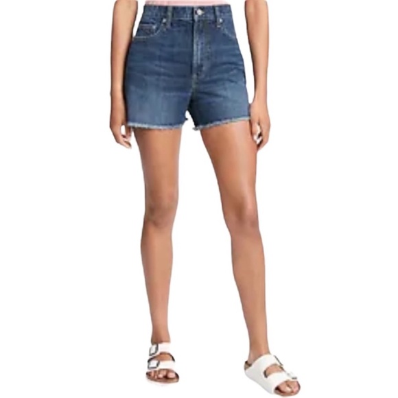 Gap 3.5" High Rise Cut Off Denim Shorts with Washwell Size 26 - Picture 6 of 6